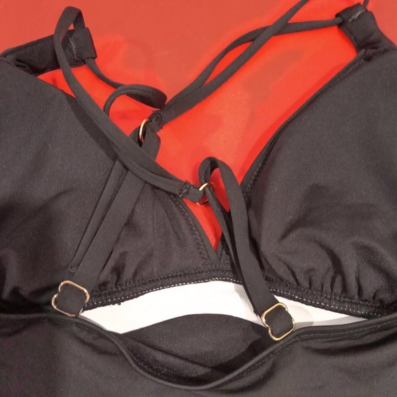 La Vie En Rose black & white one piece swim suit size XS NWT - Picture 4 of 6